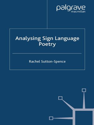 cover image of Analysing Sign Language Poetry
